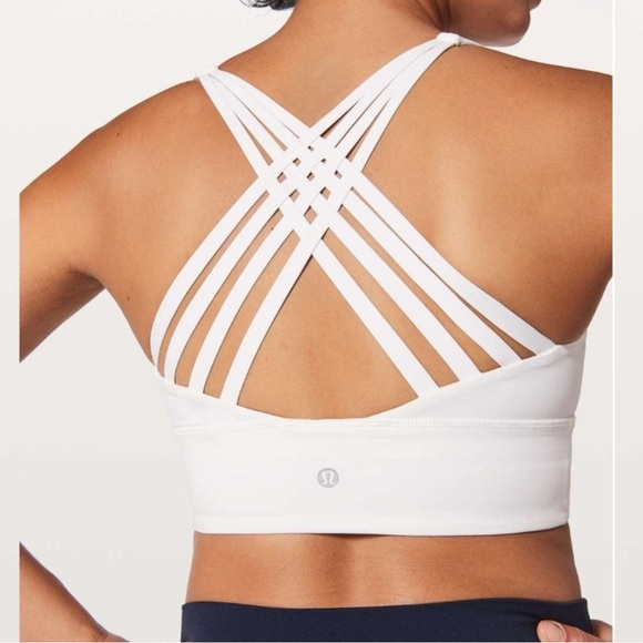lululemon athletica Other - Lululemon Athletica White Free to Be Moved Bra 8